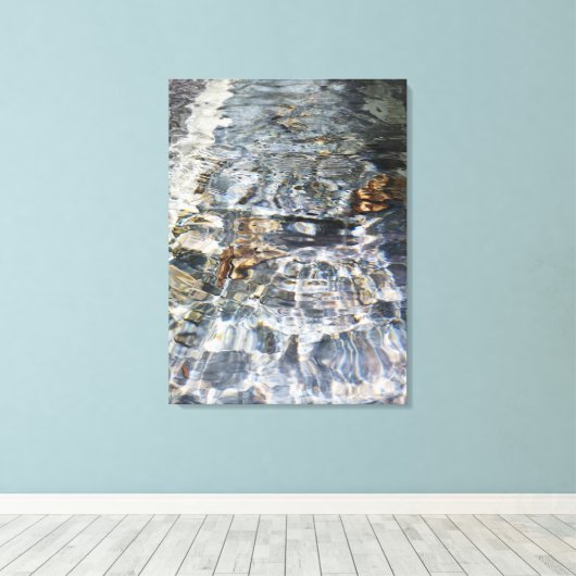 watereflectie canvasprint canvas afdruk (Insitu (Houten vloer))