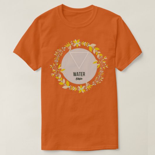 Waterelement 1 t-shirt (Design voorkant)
