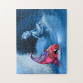 Waterelement en vis legpuzzel (Verticaal)