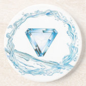 Waterelement Zandsteen Onderzetter (Voorkant)