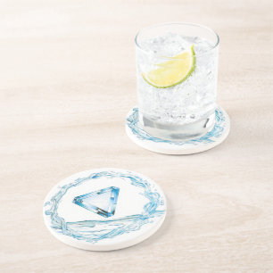 Waterelement Zandsteen Onderzetter