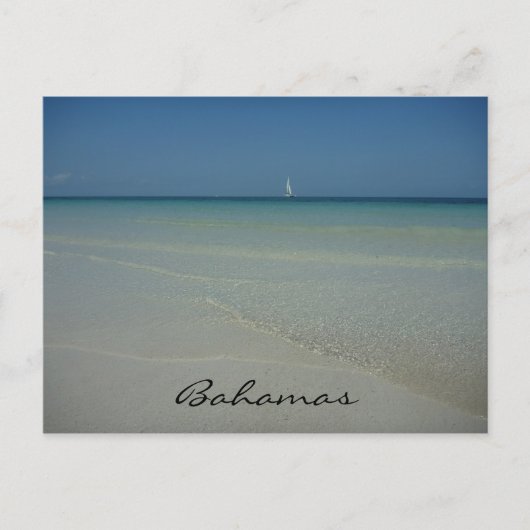wateren van bahama briefkaart (Voorkant)