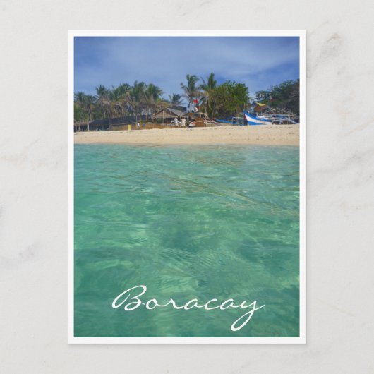 wateren van de boracay briefkaart (Voorkant)