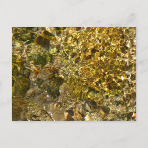 Wateren van de Kaweah Rivier Abstracte Natuur Briefkaart