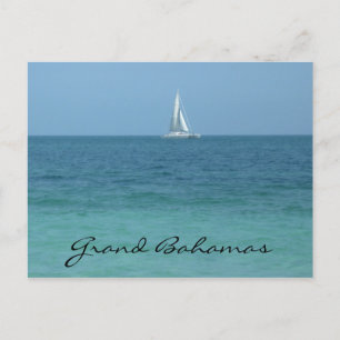 wateren van grand bahamas briefkaart