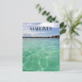 wateren van maldiven briefkaart (Staand voorkant)