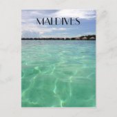 wateren van maldiven briefkaart (Voorkant)