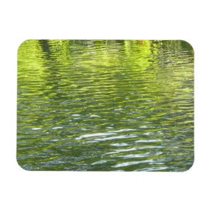 Wateren van Oak Creek Geel en Groen Natuur Foto Magneet
