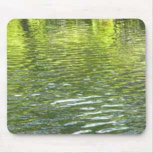 Wateren van Oak Creek Geel en Groen Natuur Foto Muismat