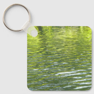 Wateren van Oak Creek Geel en Groen Natuur Foto Sleutelhanger