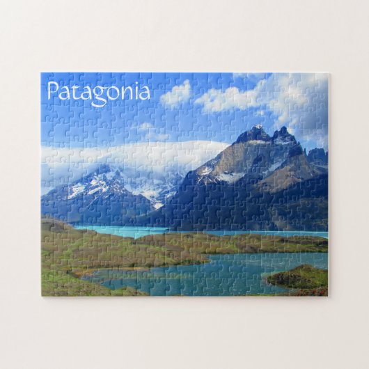 wateren van patagonia cuernos legpuzzel (Horizontaal)
