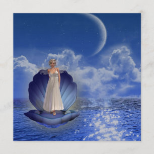 Waterengel-uitnodigingen Kaart