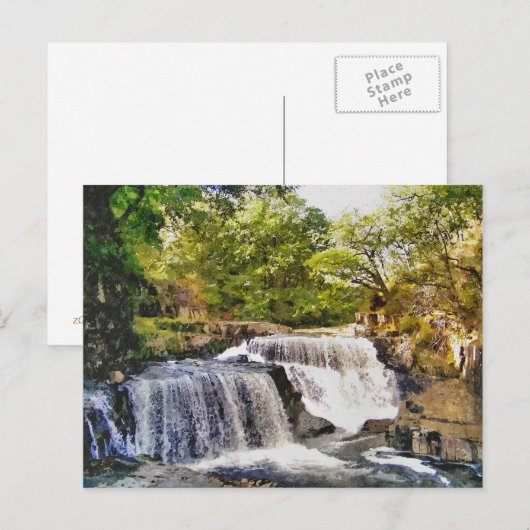WATERFALEN BRIEFKAART (Voorkant / Achterkant)