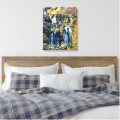 WATERFALEN CANVAS AFDRUK (Insitu (Slaapkamer))