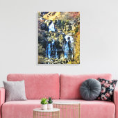 WATERFALEN CANVAS AFDRUK (Insitu (Woonkamer))