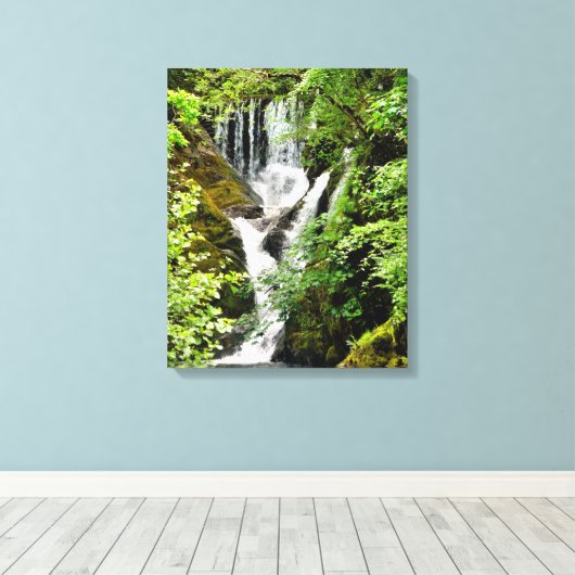 WATERFALEN CANVAS AFDRUK (Insitu (Houten vloer))