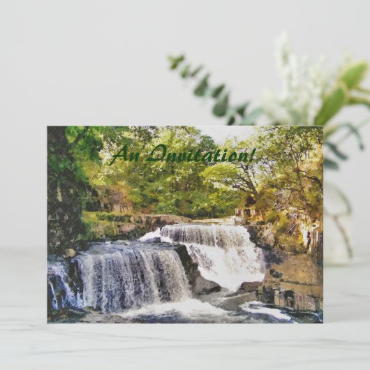 WATERFALEN KAART (Staand voorkant)