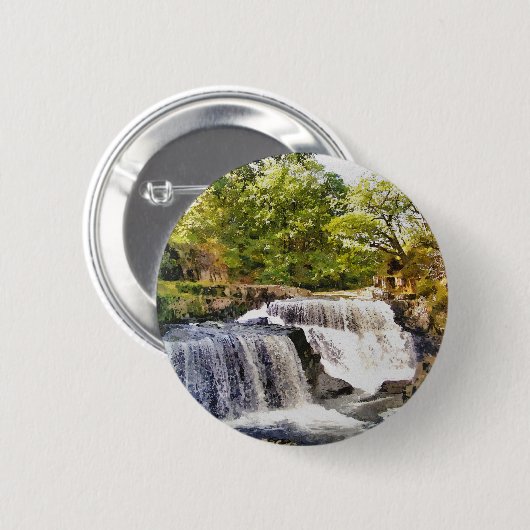 WATERFALEN RONDE BUTTON 5,7 CM (Voorkant /achterkant)