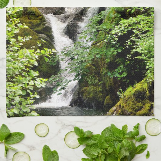 WATERFALEN THEEDOEK (Gevouwen)