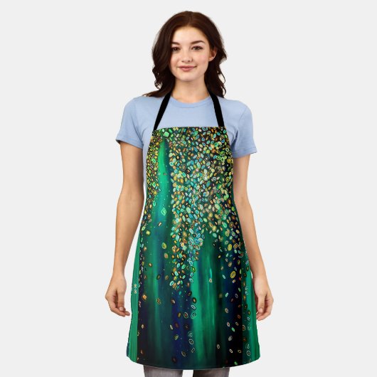 Waterfall Apron Schort (Gedragen)