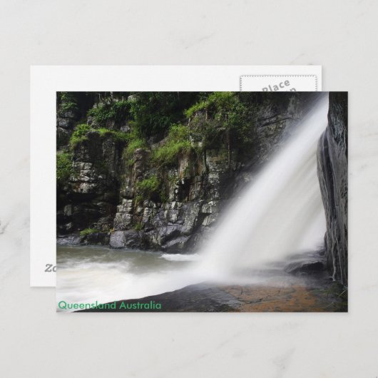 Waterfall Australia Briefkaart (Voorkant / Achterkant)