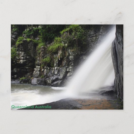 Waterfall Australia Briefkaart (Voorkant)