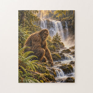 Waterfall Bewaker Bigfoot Puzzel