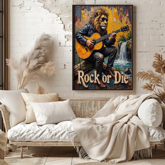 Waterfall Blues: de melodie van de leeuw Poster