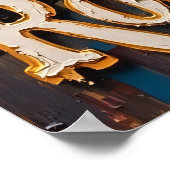 Waterfall Blues: de melodie van de leeuw Poster (Hoek)