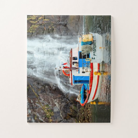 Waterfall & boat 30-pc legpuzzel (Verticaal)