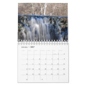 Waterfall Calendar 2017 - 2 pagina's klein Kalender (Jan 2027)