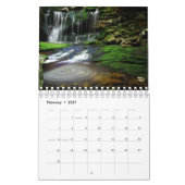 Waterfall Calendar 2017 - 2 pagina's klein Kalender (Feb 2027)