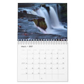 Waterfall Calendar 2017 - 2 pagina's klein Kalender (Mar 2027)