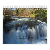 Waterfall Calendar 2017 - 2 pagina's klein Kalender (Hoes)