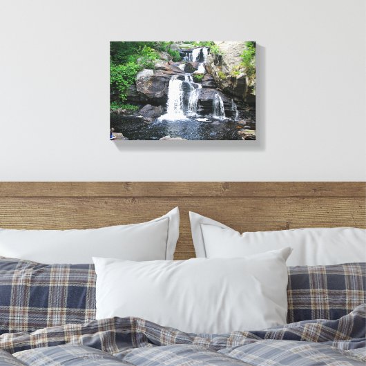 Waterfall Canvas Afdruk (Insitu (Slaapkamer))