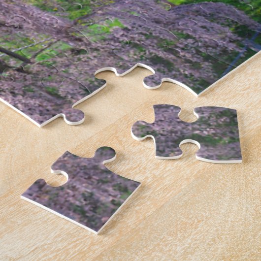 waterfall cherry blossom tree legpuzzel (Zijkant)