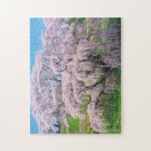 waterfall cherry blossom tree legpuzzel (Verticaal)