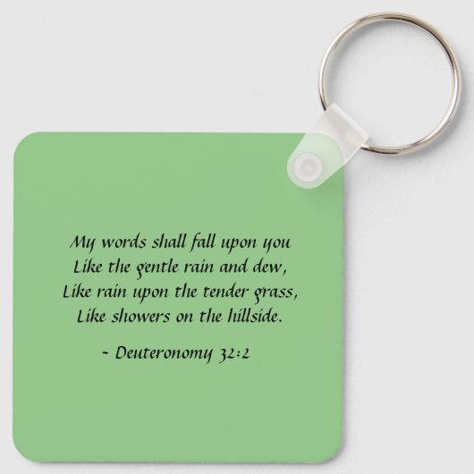 Waterfall Christelijke aangepaste Sleutelhanger (Achterkant)