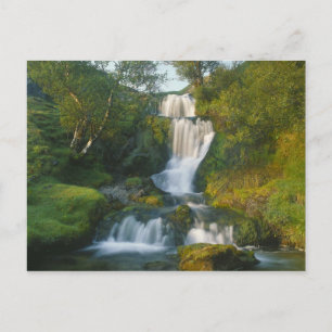 Waterfall, eiland Skye, Schotland Briefkaart