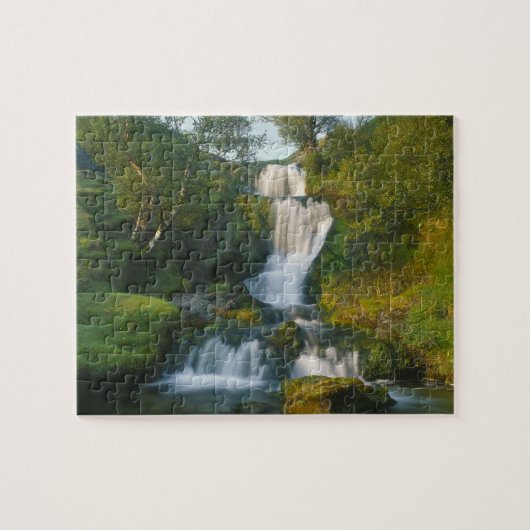 Waterfall, eiland Skye, Schotland Legpuzzel (Horizontaal)