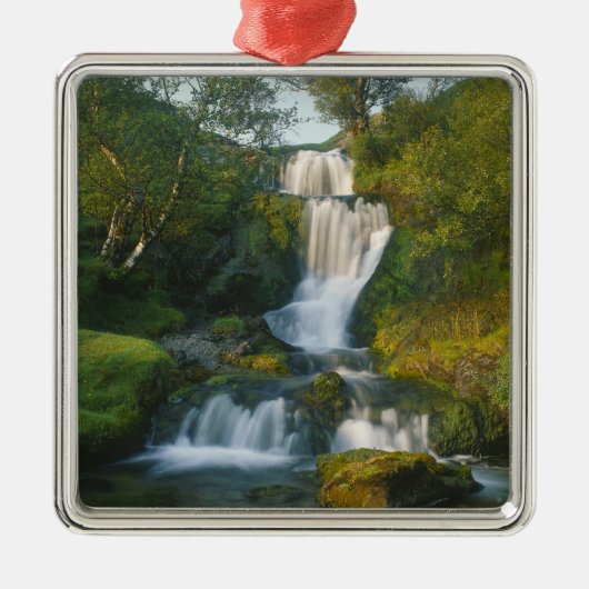 Waterfall, eiland Skye, Schotland Metalen Ornament (Voorkant)