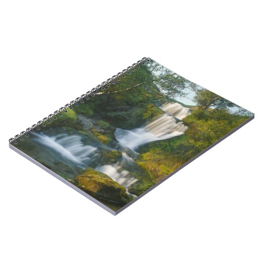 Waterfall, eiland Skye, Schotland Notitieboek (Linkerzijde)