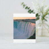 Waterfall Falling Love Niagara Ontario Canada Briefkaart (Staand voorkant)