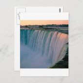 Waterfall Falling Love Niagara Ontario Canada Briefkaart (Voorkant / Achterkant)