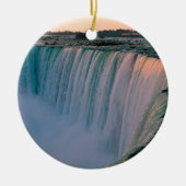 Waterfall Falling Love Niagara Ontario Canada Keramisch Ornament (Voorkant)