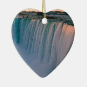 Waterfall Falling Love Niagara Ontario Canada Keramisch Ornament (Rechts)