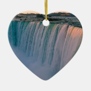 Waterfall Falling Love Niagara Ontario Canada Keramisch Ornament