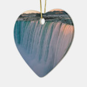 Waterfall Falling Love Niagara Ontario Canada Keramisch Ornament (Links)