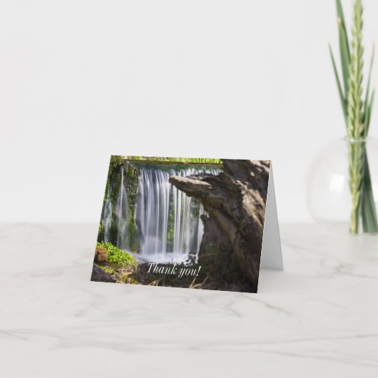 Waterfall Focus Hartelijk dank kaart (Voorkant)