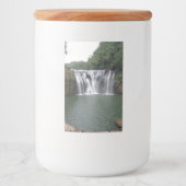Waterfall Food Container Label Voedselcontainer Etiket (Voorkant)